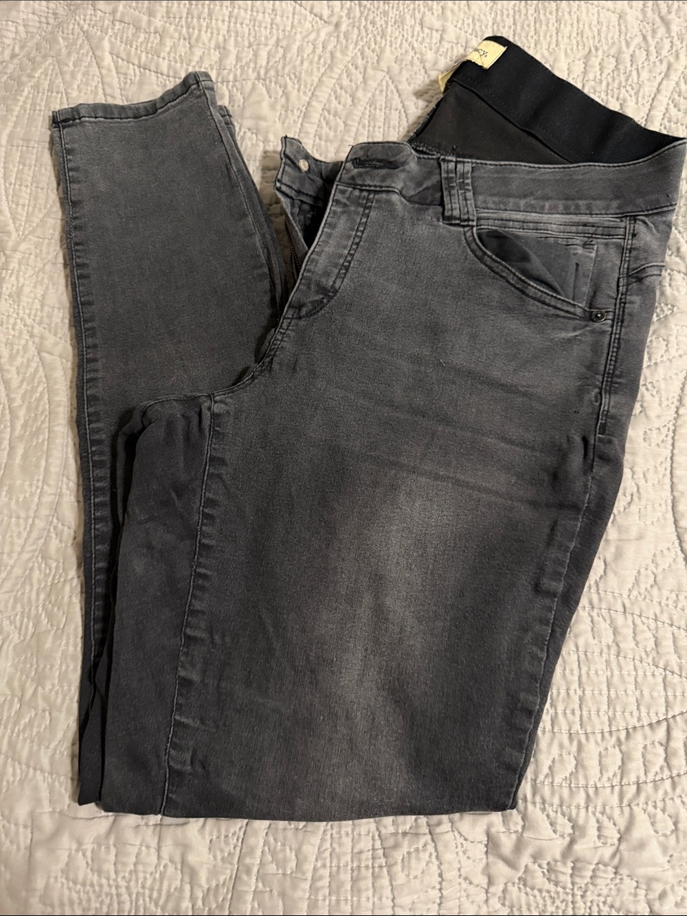 Democracy black skinny jeans size 14W